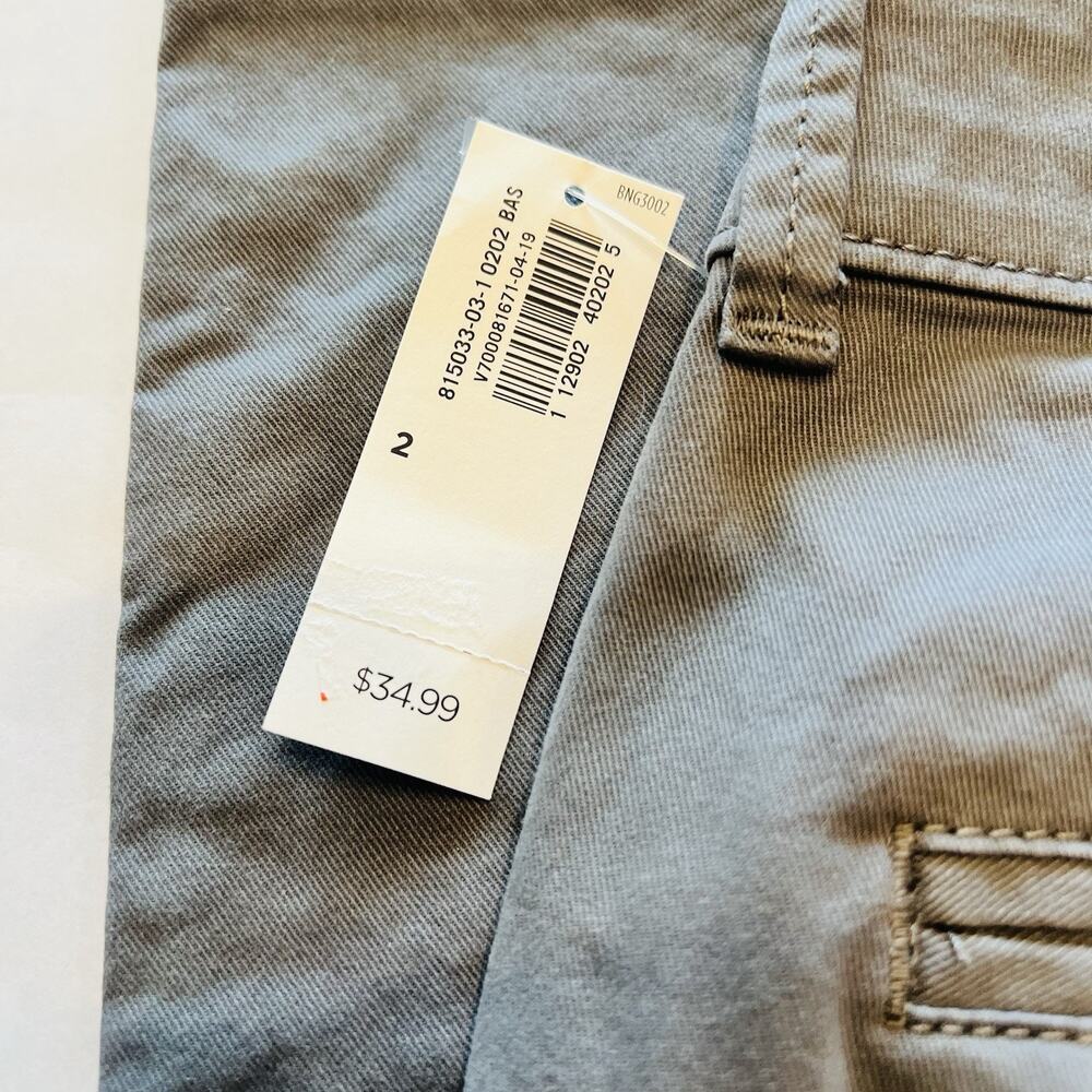 Old Navy Women Pixie Ankle Pants Cotton Dark Wash Heather Gray Size 2 (A0127) - Picture 5 of 6